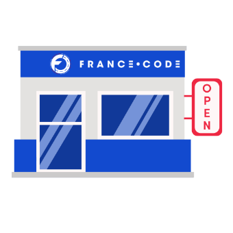 Illustration facade centre France Code